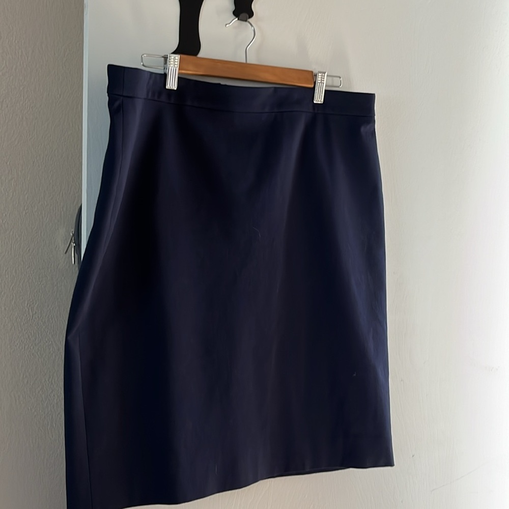 J crew Navy pencil skirt
